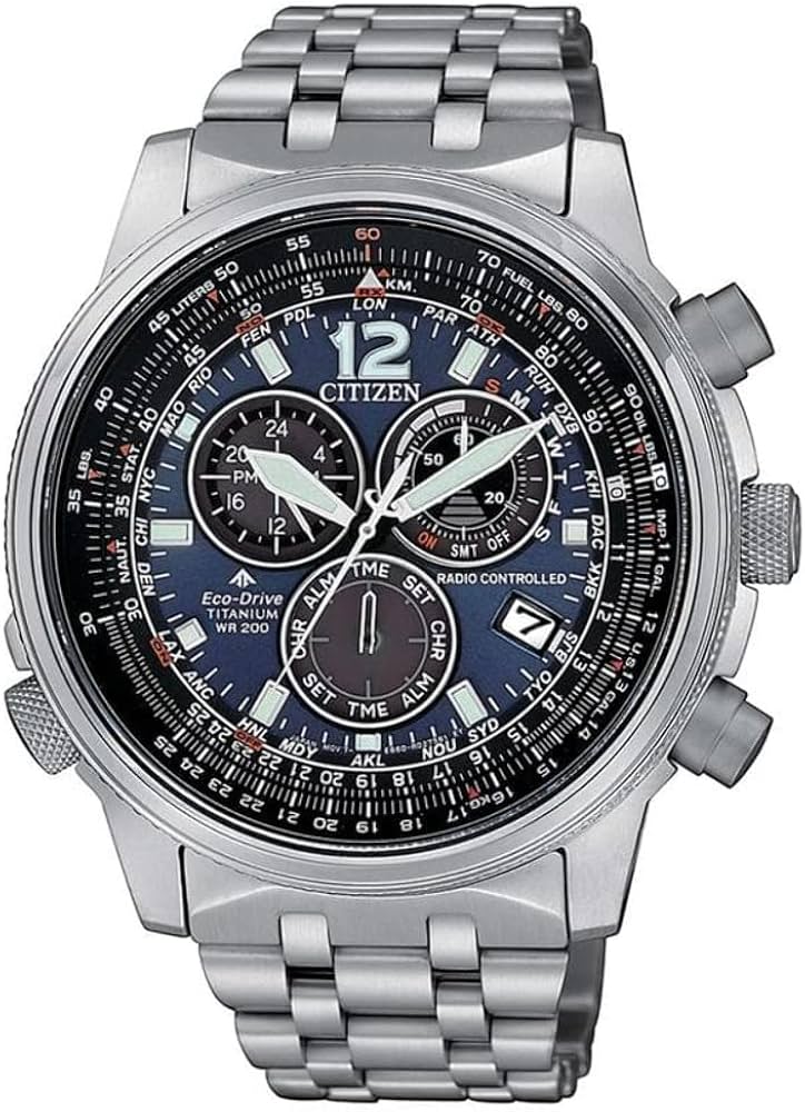 Orologio Citizen Crono Pilot Super Titanio CB5850-80L